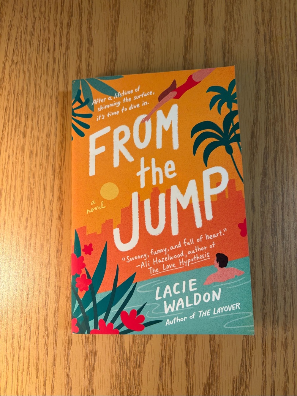 From the Jump by Lacie Waldon - Bright Orange & Teal Paperback